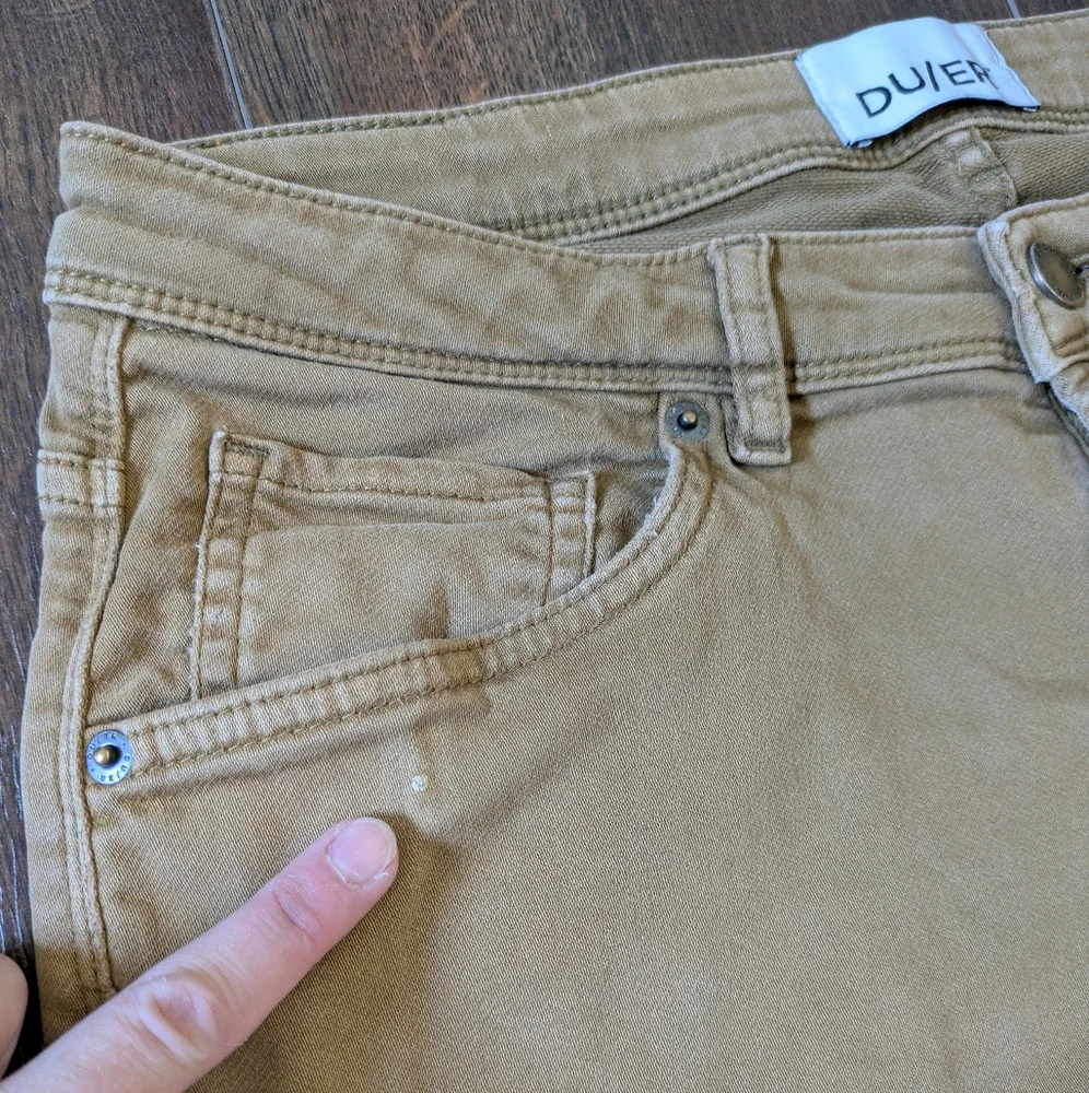 Du/er‎ Pants Mens Slim Fit 5 Pocket Pants Size 29x30 Gorpcore Casual Stretch
